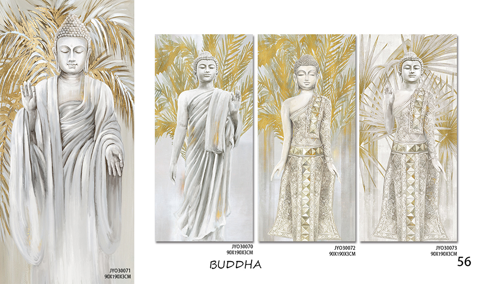 Hand-Painted Buddha Paintings: Reverence and Serenity Transcending Art